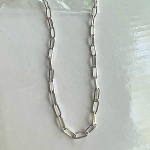Sterling silver link chain 18”